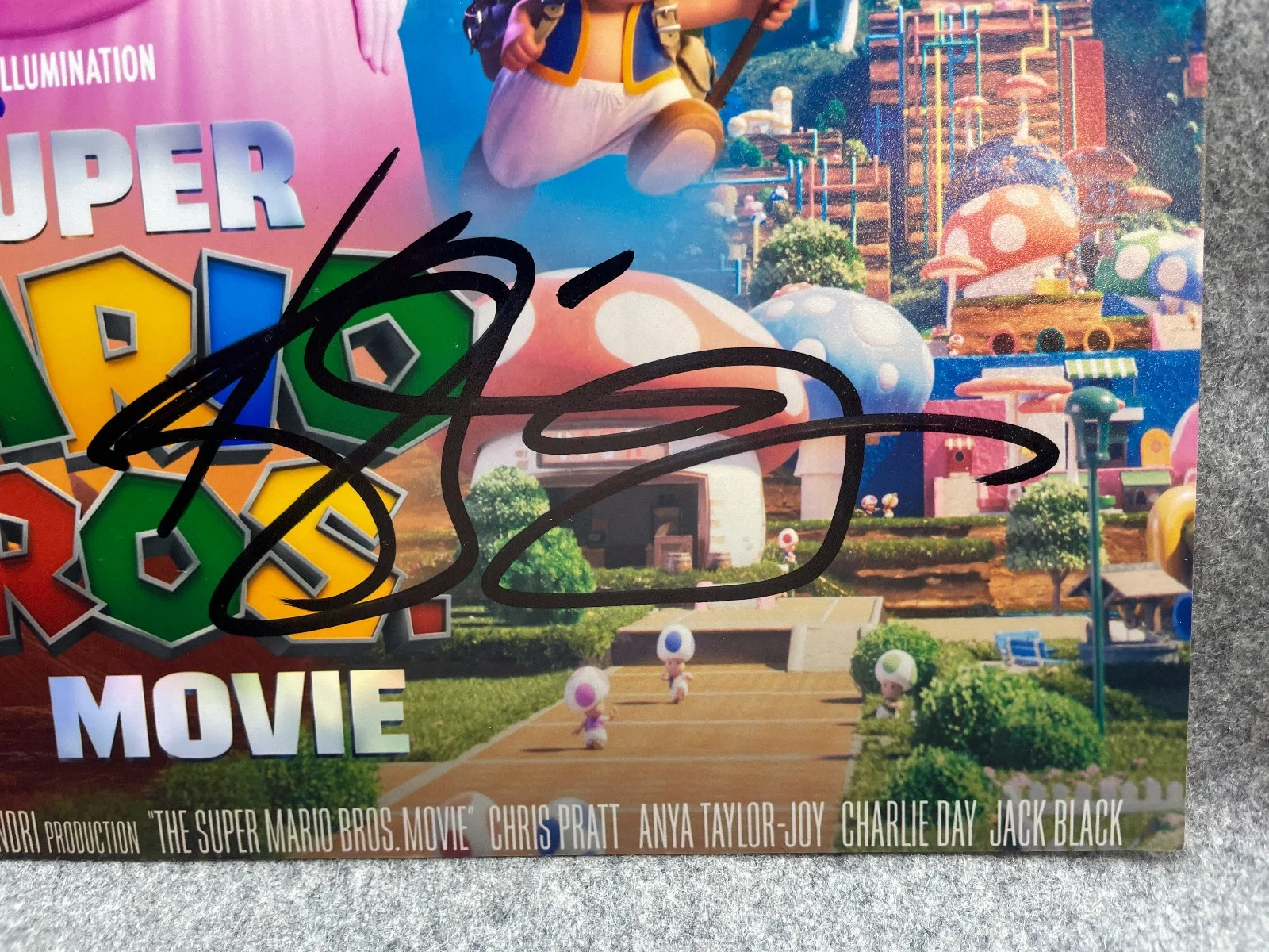 Keegan-Michael Key, Seth Rogen — Keegan-Michael Key & Seth Rogen Signed SUPER MARIO BROS 12x18 Photo PROOF JSA B, image 4
