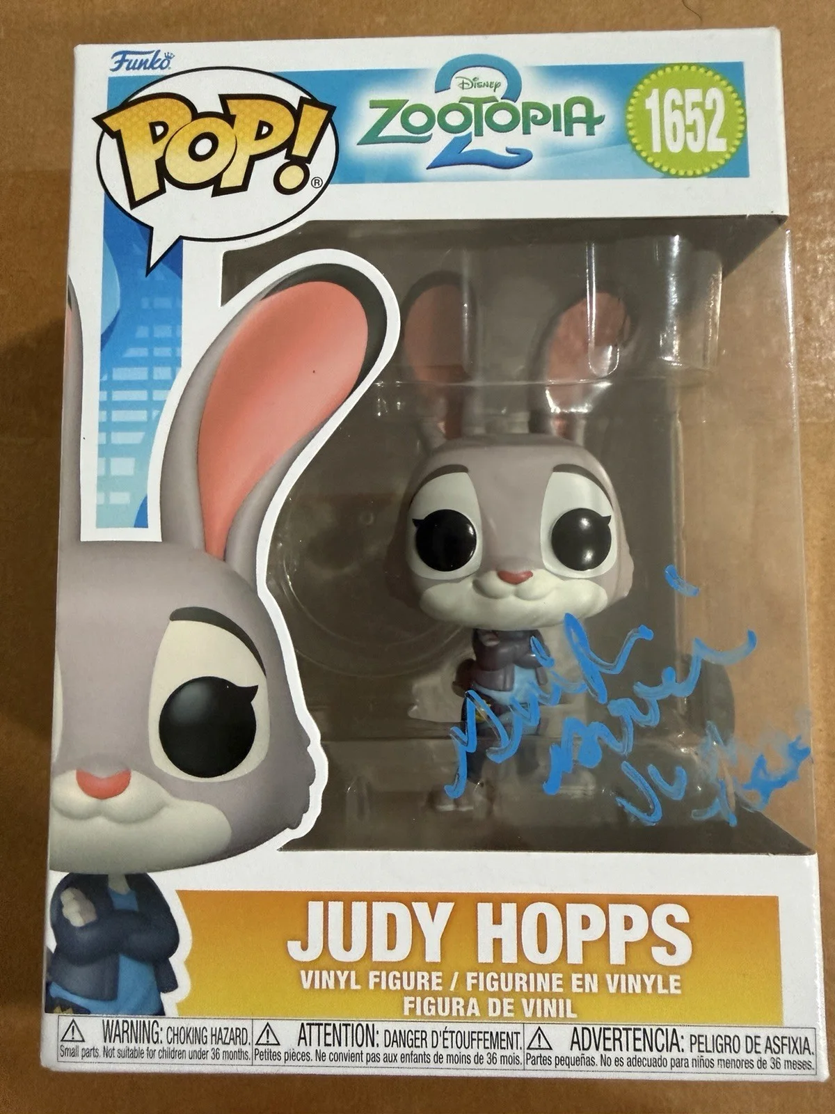 Ginnifer Goodwin Signed Judy Hopps Zootopia 2 Funko Autograph Proof SWAU COA, изображение 3