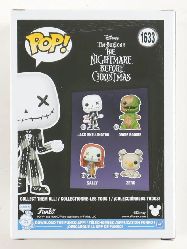 Chris Sarandon Signed Nightmare Before Christmas #1633 Jack Skellington Funko PA, изображение 3