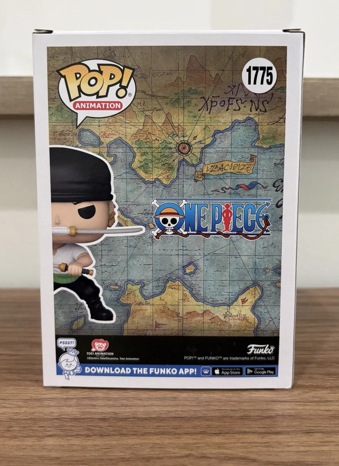 christopher sabat — Funko Pop! # 1775 Roronoa Zoro (Chase) Signed by Christopher Sabat One Piece OC, image 3