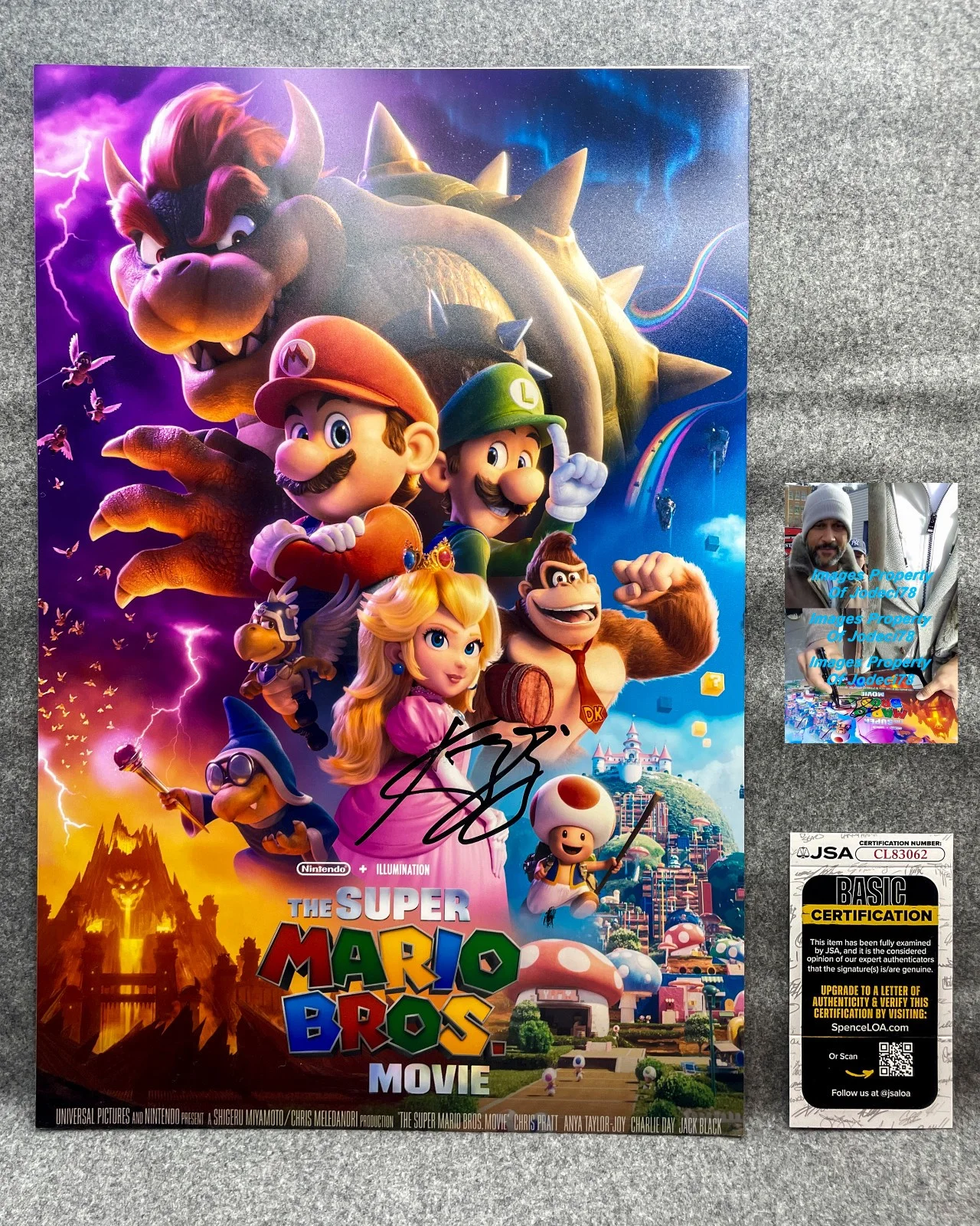 Keegan-Michael Key — Keegan-Michael Key TOAD Signed SUPER MARIO BROS 12x18 Photo Poster PROOF ACOA