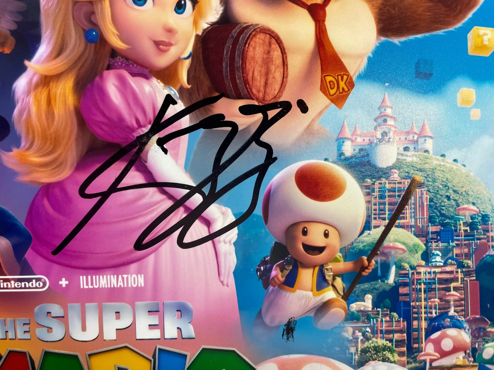 Keegan-Michael Key — Keegan-Michael Key TOAD Signed SUPER MARIO BROS 12x18 Photo Poster PROOF ACOA, изображение 3