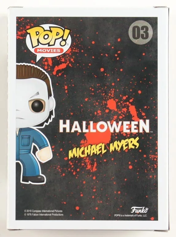 Nick Castle Signed "Halloween" 03 Michael Myers Funko Pop Inscribed The Shape PA, image 3