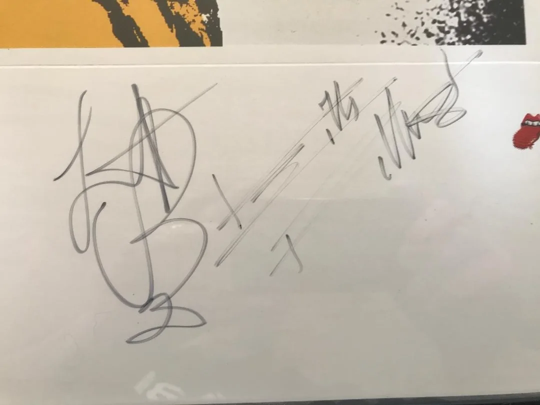 ROLLING STONES FULLY SIGNED 94' VOODOO LOUNGE LITHOGRAPH 24/90 GUARANTEED AUTHEN, image 5