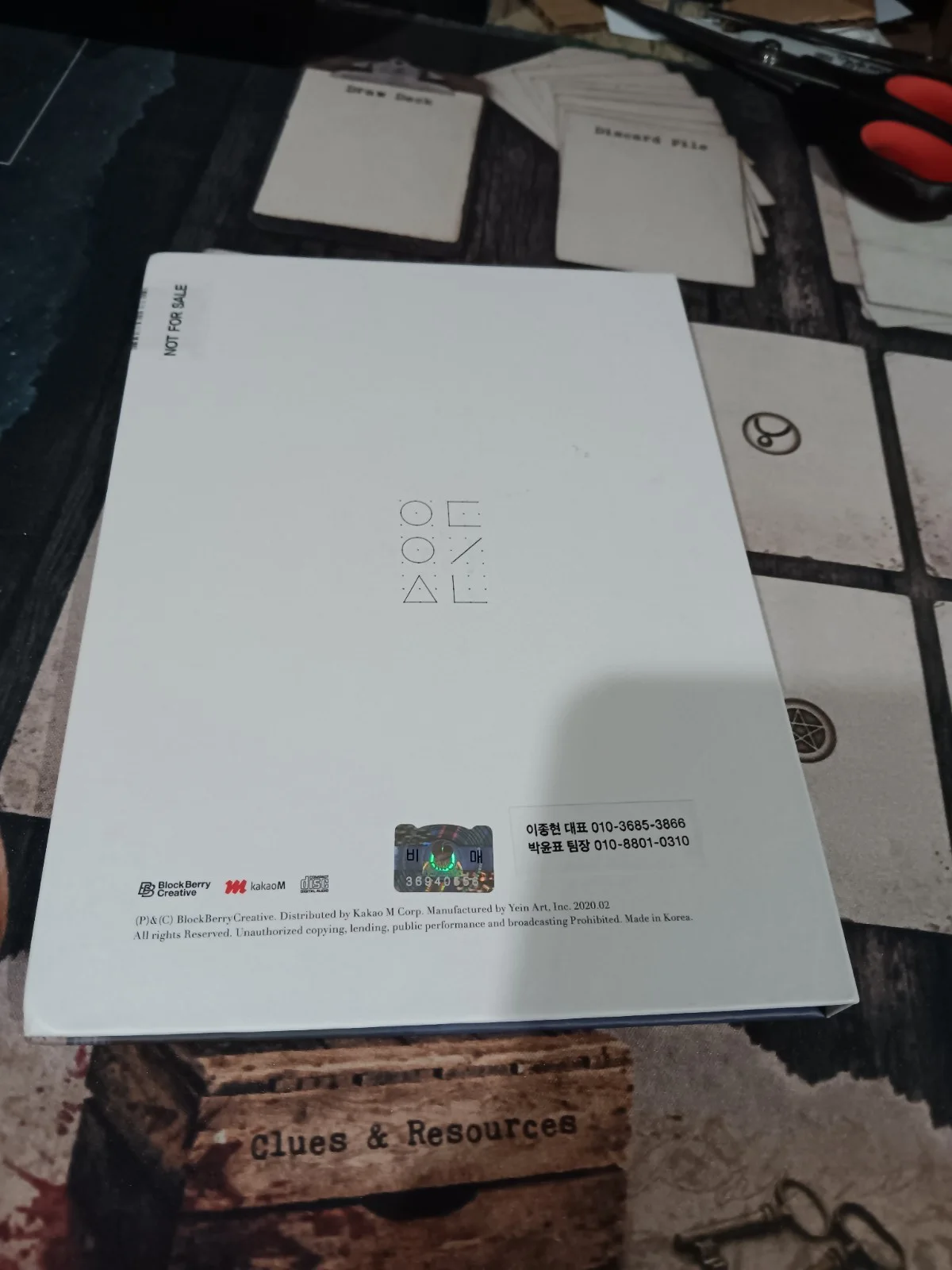 Loona Promo Sticker # Hash Limited A Album Autographed All members Hand Signed, изображение 3