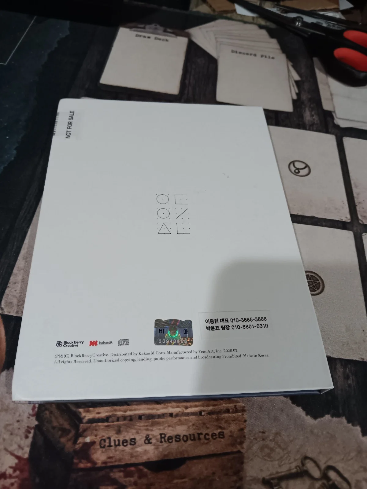 Loona Promo Sticker # Hash Limited A Album Autographed All members Hand Signed, изображение 4
