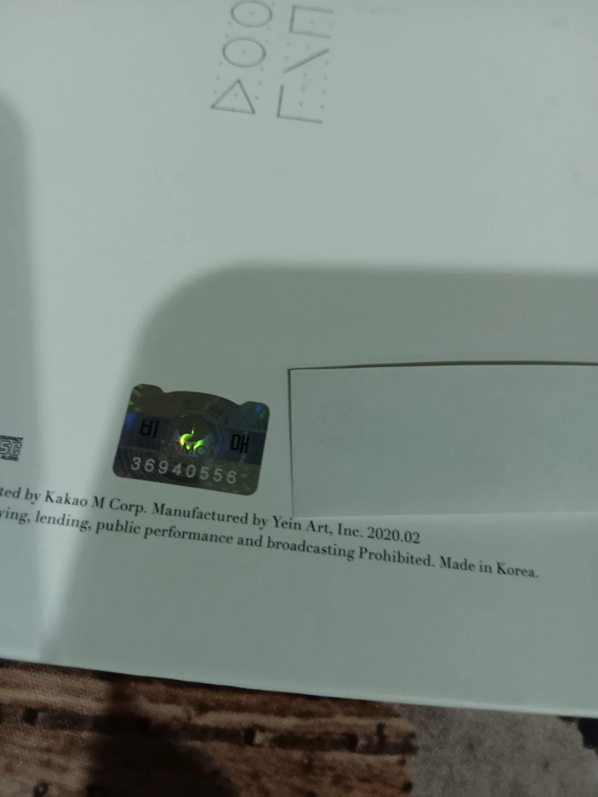 Loona Promo Sticker # Hash Limited A Album Autographed All members Hand Signed, изображение 5