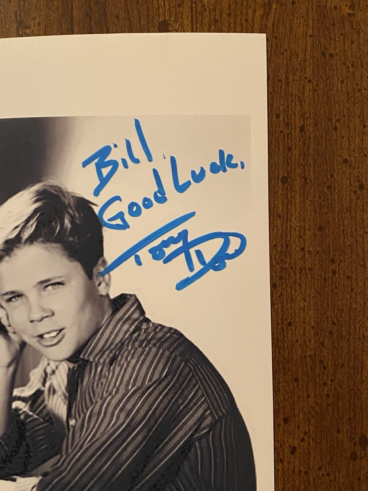 Tony Dow — Tony Dow Signed Autographed Photo With COA Wally Cleaver Leave It To Beaver, изображение 2