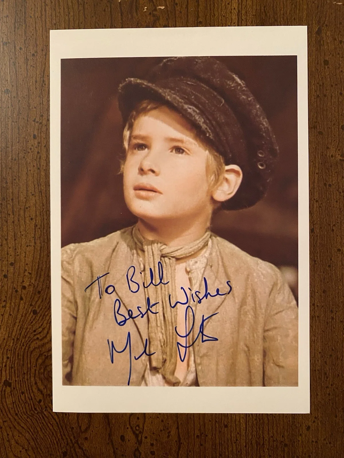 Mark Lester — Mark Lester Signed Autographed Photo Oliver Oliver Twist