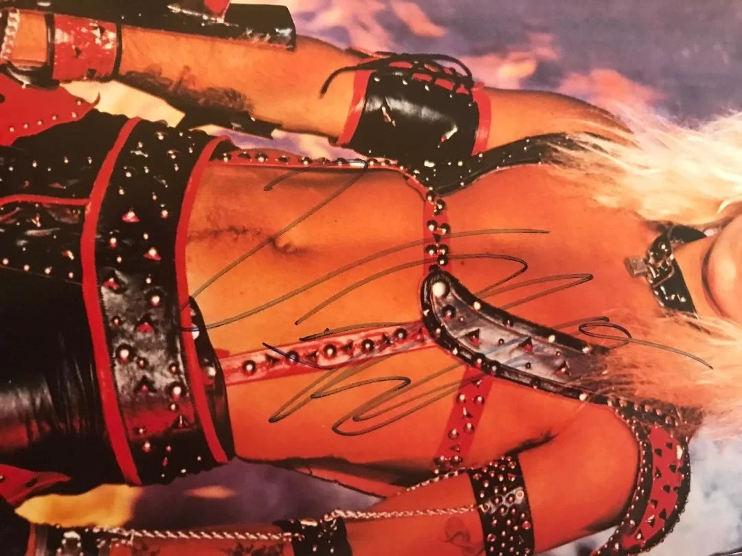 MOTLEY CRUE FULLY SIGNED SHOUT AT THE DEVIL GATEFOLD LP X4 GUARANTEED AUTHENTIC!, image 3