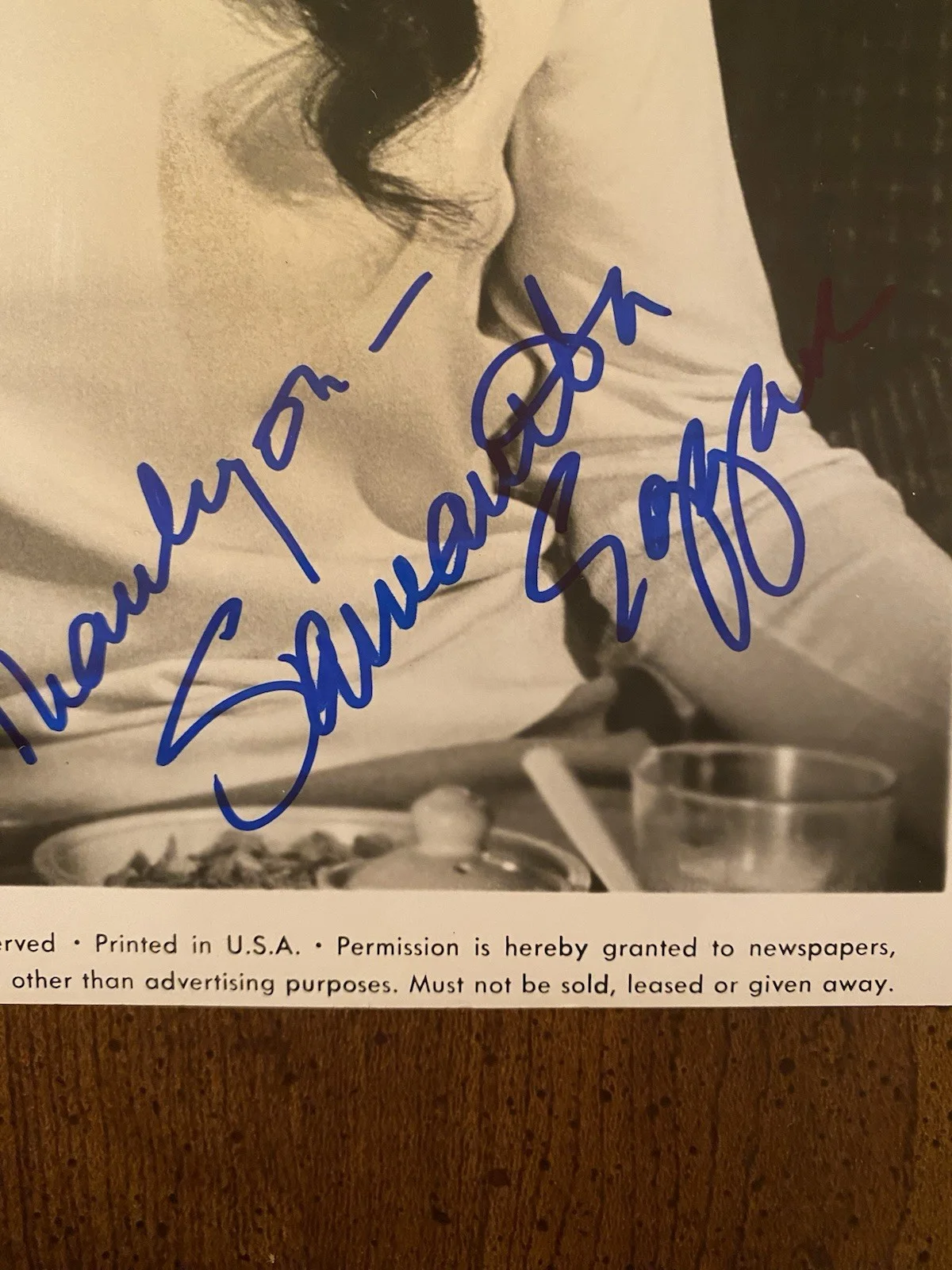 Samantha Eggar — Samantha Eggar Signed Autographed Photo With COA The Avengers The Collector, изображение 2