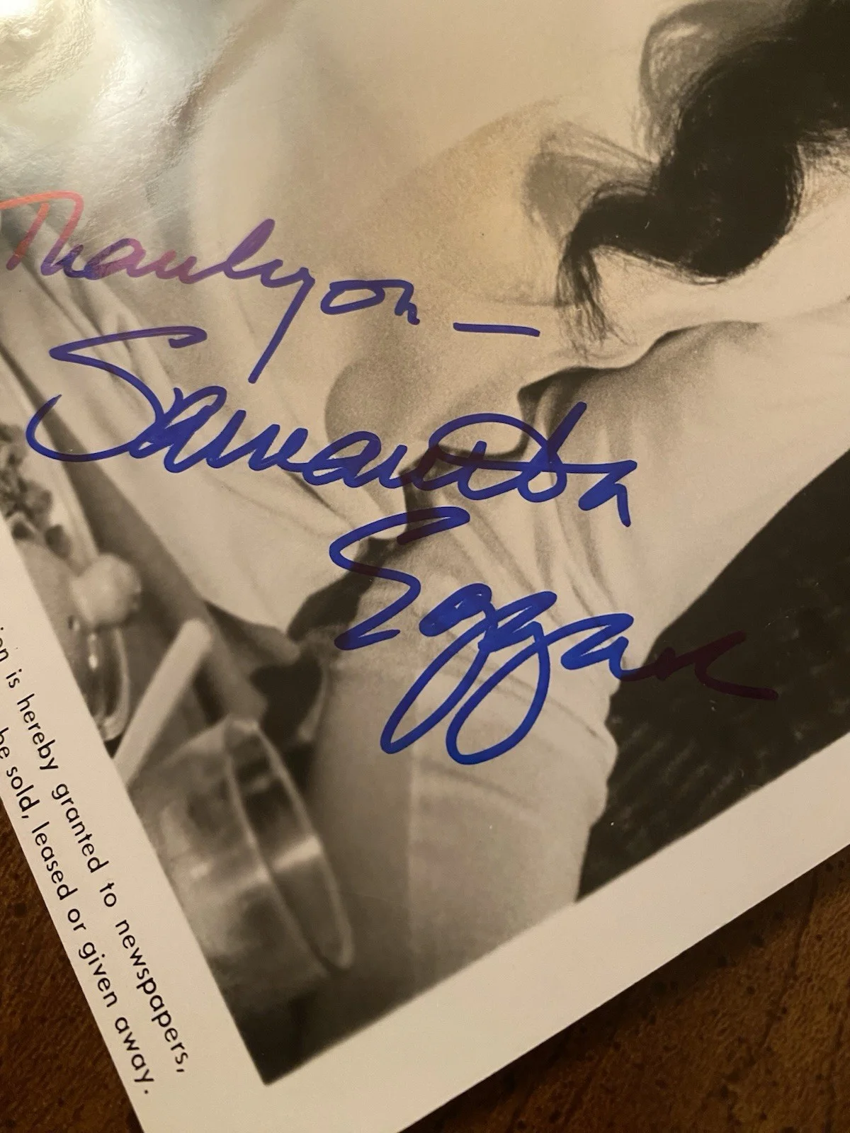Samantha Eggar — Samantha Eggar Signed Autographed Photo With COA The Avengers The Collector, изображение 3