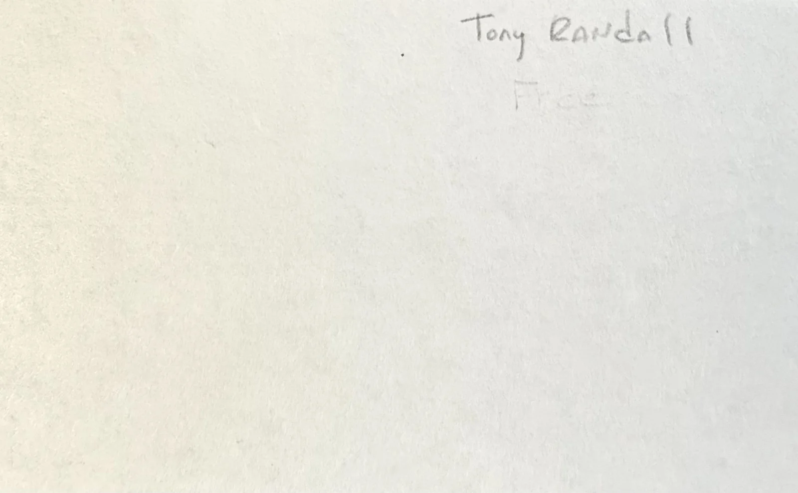 Tony Randall — TONY RANDALL Signed Autographed 3x5 INDEX CARD The Odd Couple 7 Faces of Dr. Lao, изображение 2