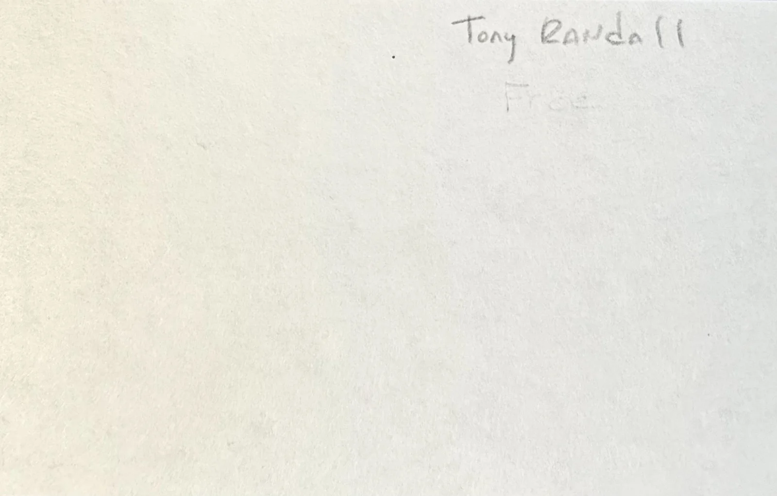 Tony Randall — TONY RANDALL Signed Autographed 3x5 INDEX CARD The Odd Couple 7 Faces of Dr. Lao, изображение 4