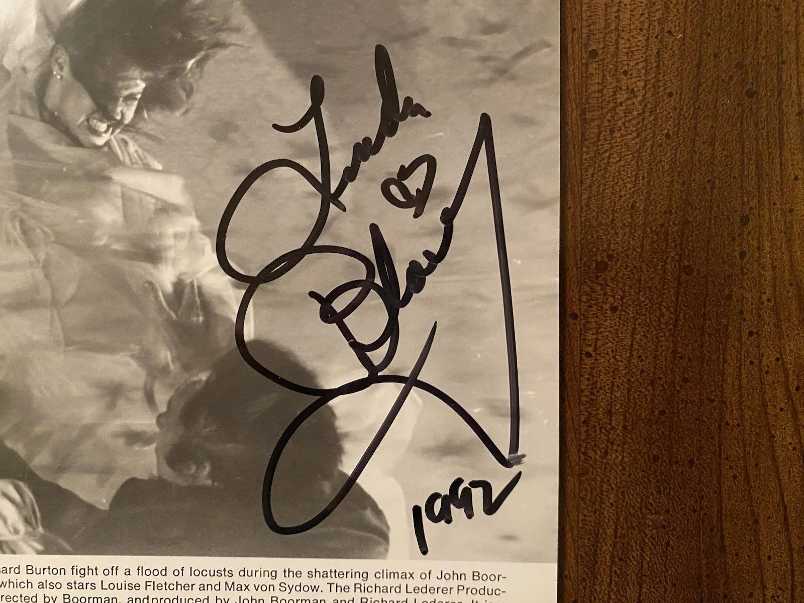 Linda Blair — Linda Blair Signed Autographed Vintage Photo With COA The Exorcist 2, image 2