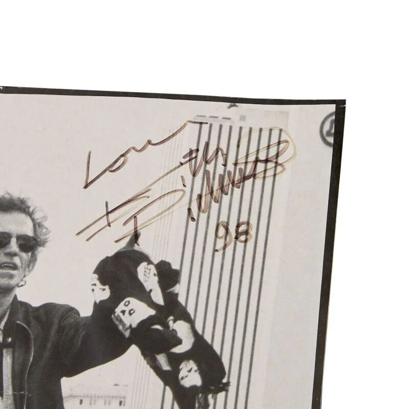ROLLING STONES "BRIDGES TO BABYLON" 98' POSTER SIGNED X4 FULL COA ROGER EPPERSON, image 3
