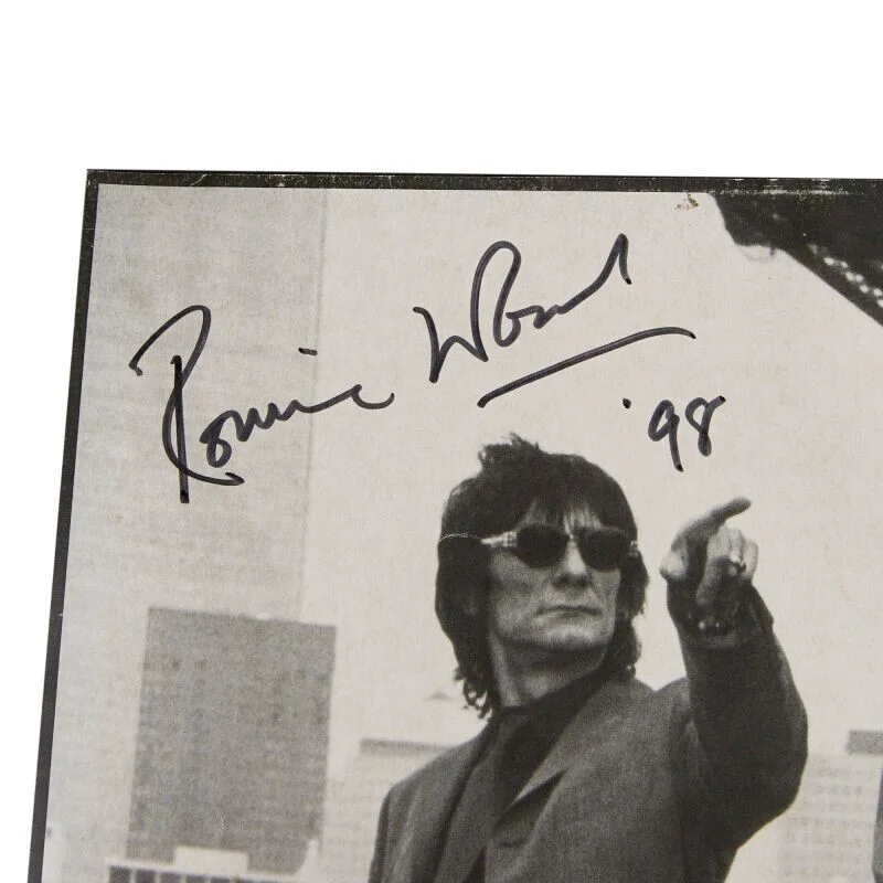 ROLLING STONES "BRIDGES TO BABYLON" 98' POSTER SIGNED X4 FULL COA ROGER EPPERSON, image 5