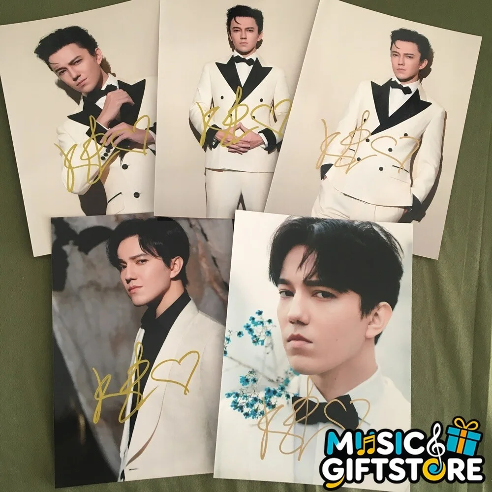 Dimash Autographed Signed Photo 4*6 Singer Collection GIFTS rare 202311 #MUGS, изображение 2