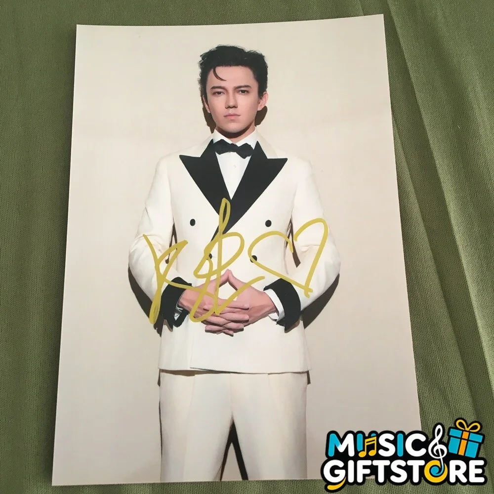 Dimash Autographed Signed Photo 4*6 Singer Collection GIFTS rare 202311 #MUGS, изображение 4