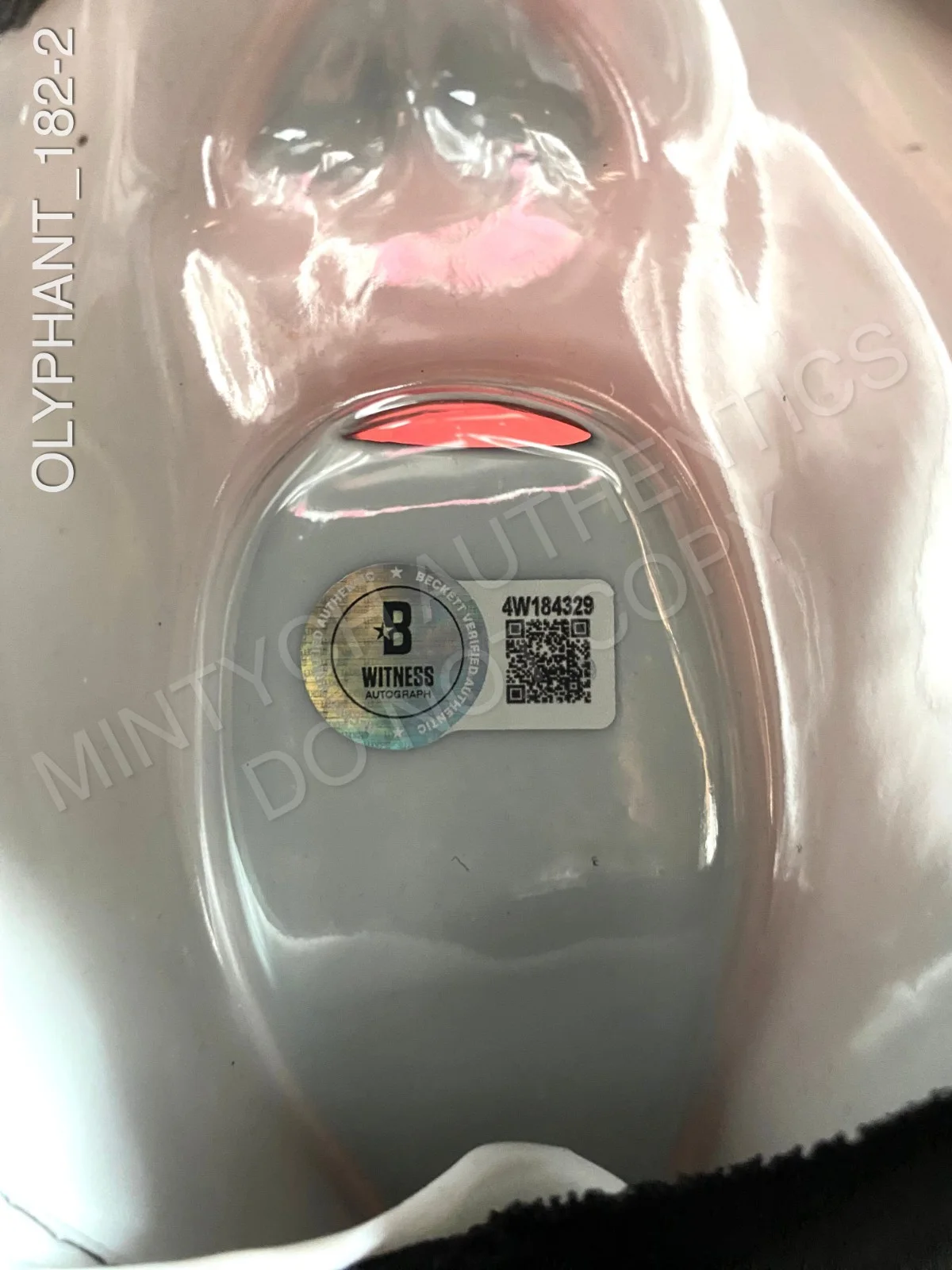 Timothy Olyphant — Timothy Olyphant signed Ghostface UW Fun World mask Scream Beckett COA, image 2