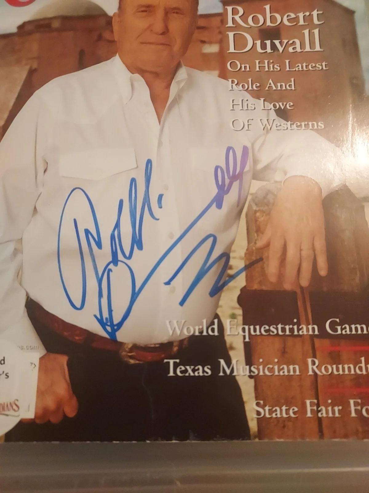 Robert Duvall — Cowboys & Indians magazine lot (2) 2010/2011 Robert Duvall and Roy Rogers, изображение 2