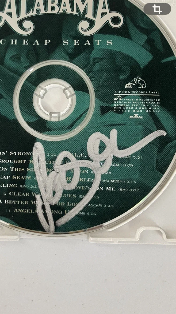 ALABAMA RANDY OWEN SIGNED/AUTOGRAPHED CD WITH COA, image 2