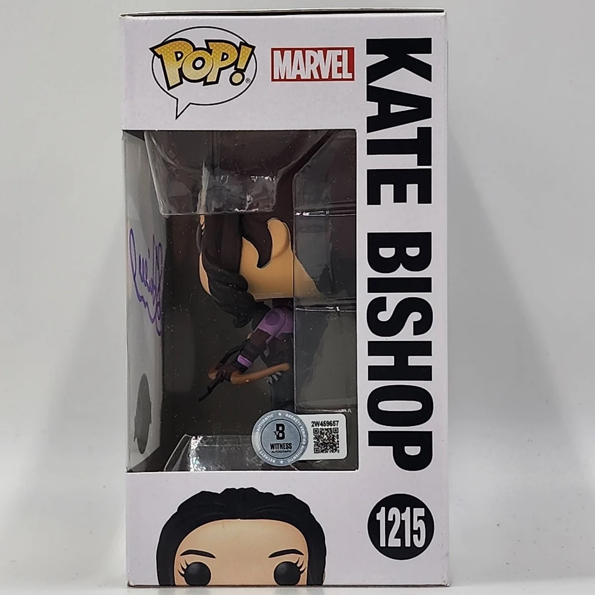 Hailee Steinfeld — Hailee Steinfeld Signed Kate Bishop Funko (1215), image 3