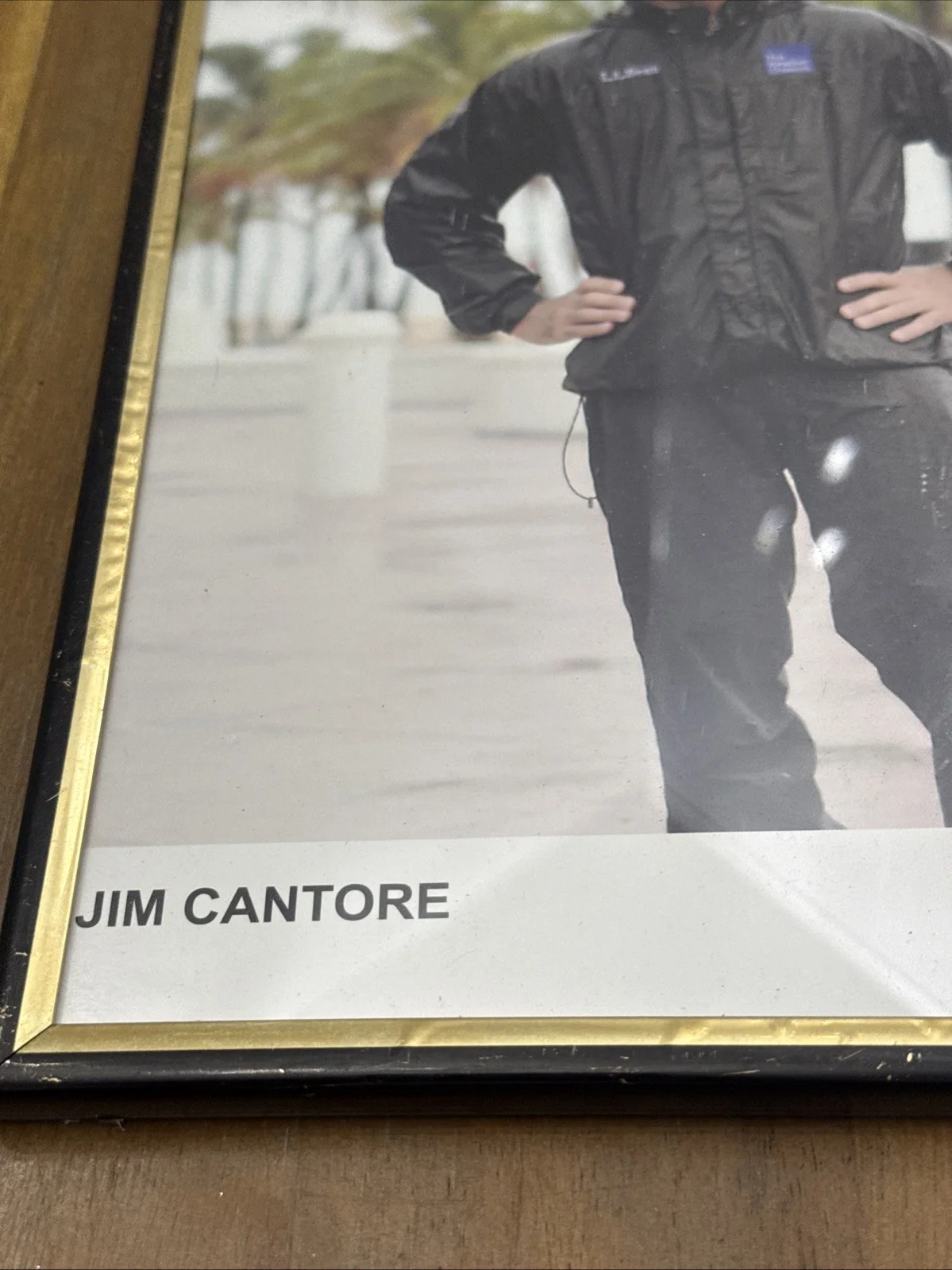 Jim Cantore — JIM CANTORE Weather Channel Autographed Signed 8 x 10 Photo Man Cave (GT-1), image 3