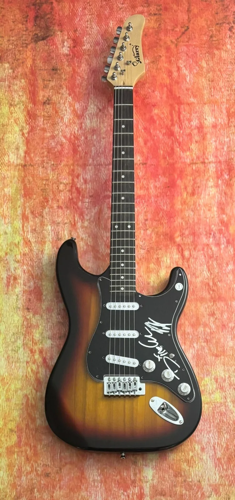 GFA Dino Cazares & Tony Campus * FEAR FACTORY * Signed Electric Guitar PROOF COA, изображение 3
