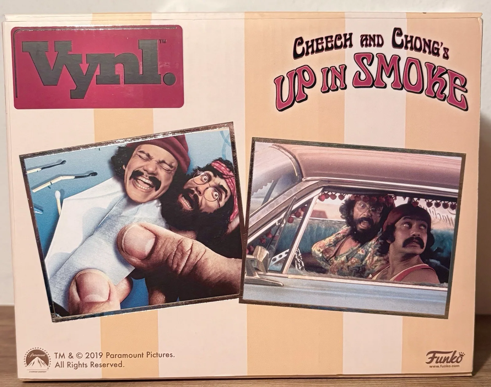 CHEECH & CHONG SIGNED Vynl Figure JSA COA Up In Smoke, image 3