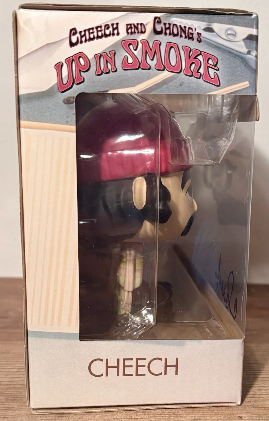 CHEECH & CHONG SIGNED Vynl Figure JSA COA Up In Smoke, image 4
