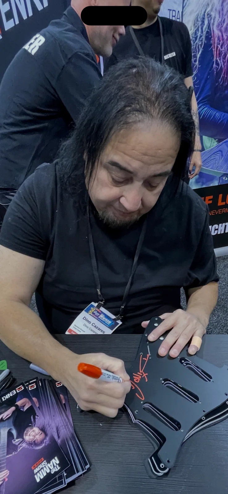 GFA Dino Cazares & Tony Campus * FEAR FACTORY * Signed Electric Guitar PROOF COA, изображение 5