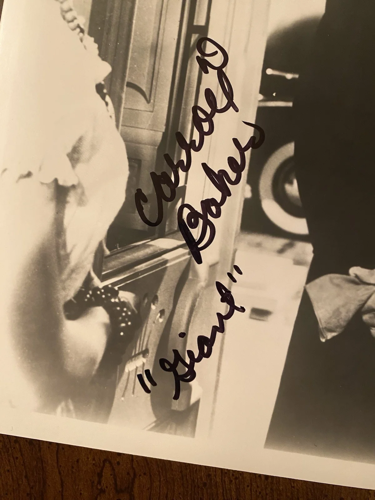 Carroll Baker — Carroll Baker Signed Autographed Photo With James Dean With COA Giant RARE INSCR, изображение 2