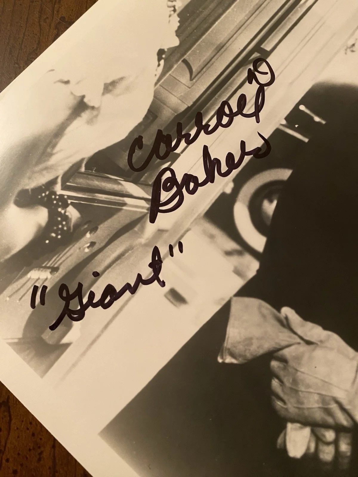 Carroll Baker — Carroll Baker Signed Autographed Photo With James Dean With COA Giant RARE INSCR, изображение 3
