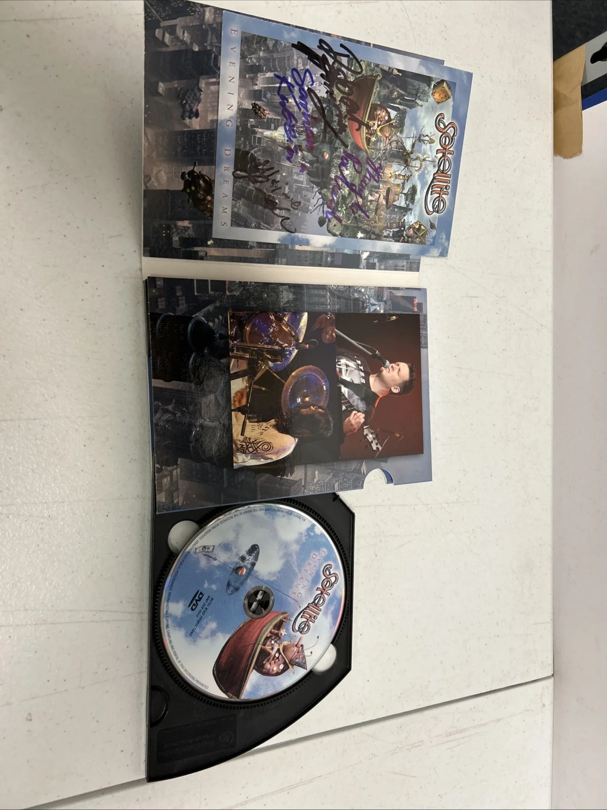 Satellite — Satellite Evening Dreams DVD, Autographed Signed! Prog Rock Concert DVD - NO CD, image 4