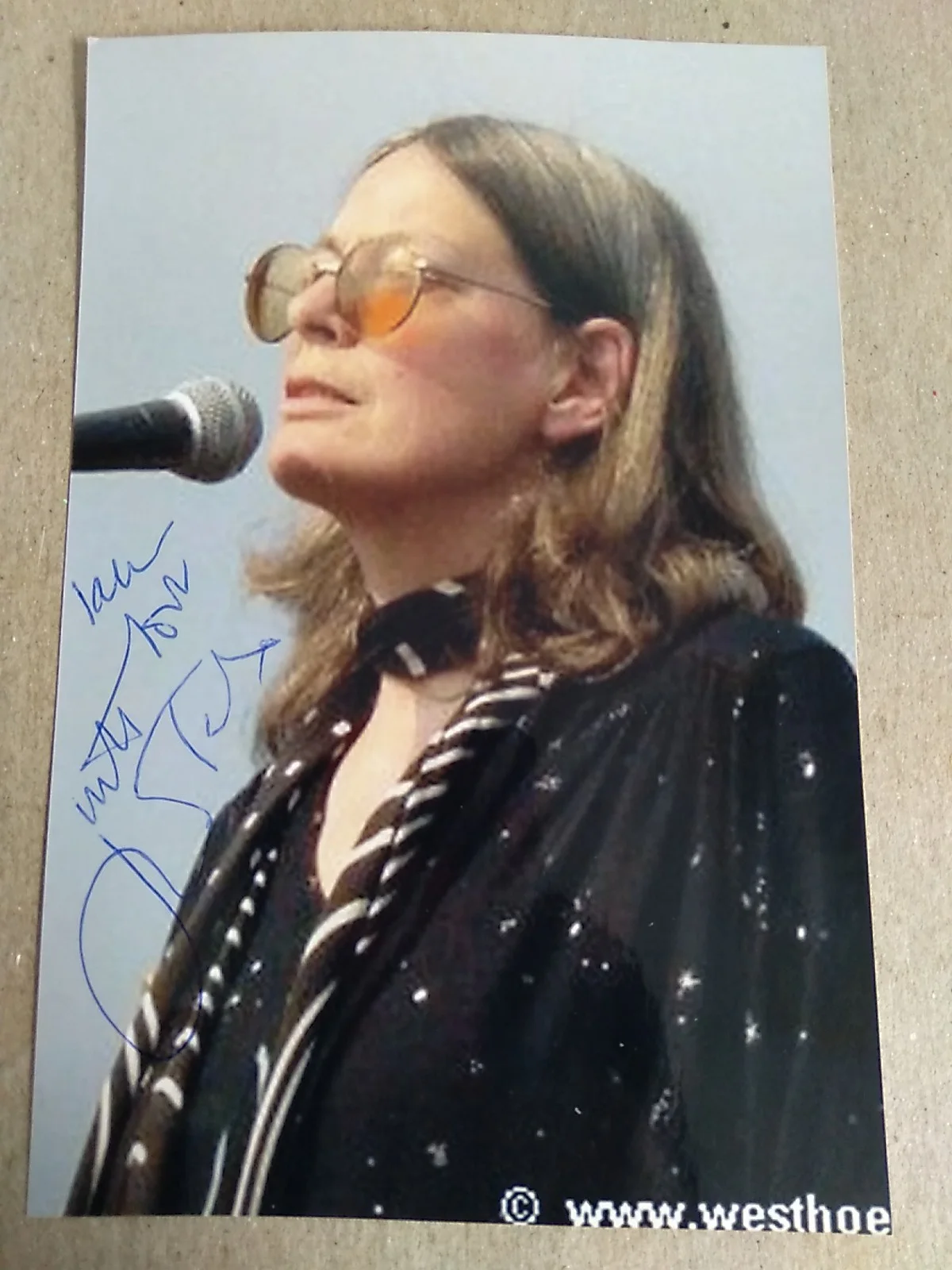 June Tabor English Folk Singer Autograph Signed 6x4in Photo, изображение 3