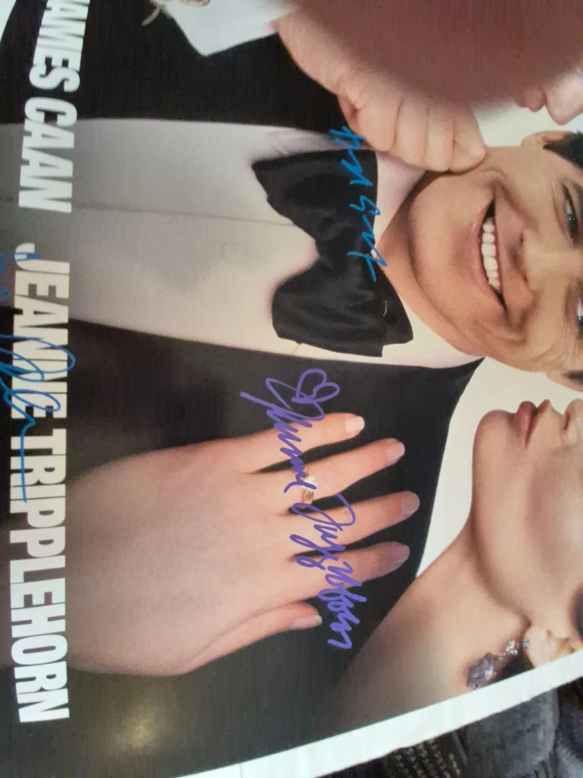 SEE BELOW — MICKEY BLUE EYES -HUGH GRANT CAST SIGNED-THE MOVIE TPOSTER-w/COA ekim, image 5