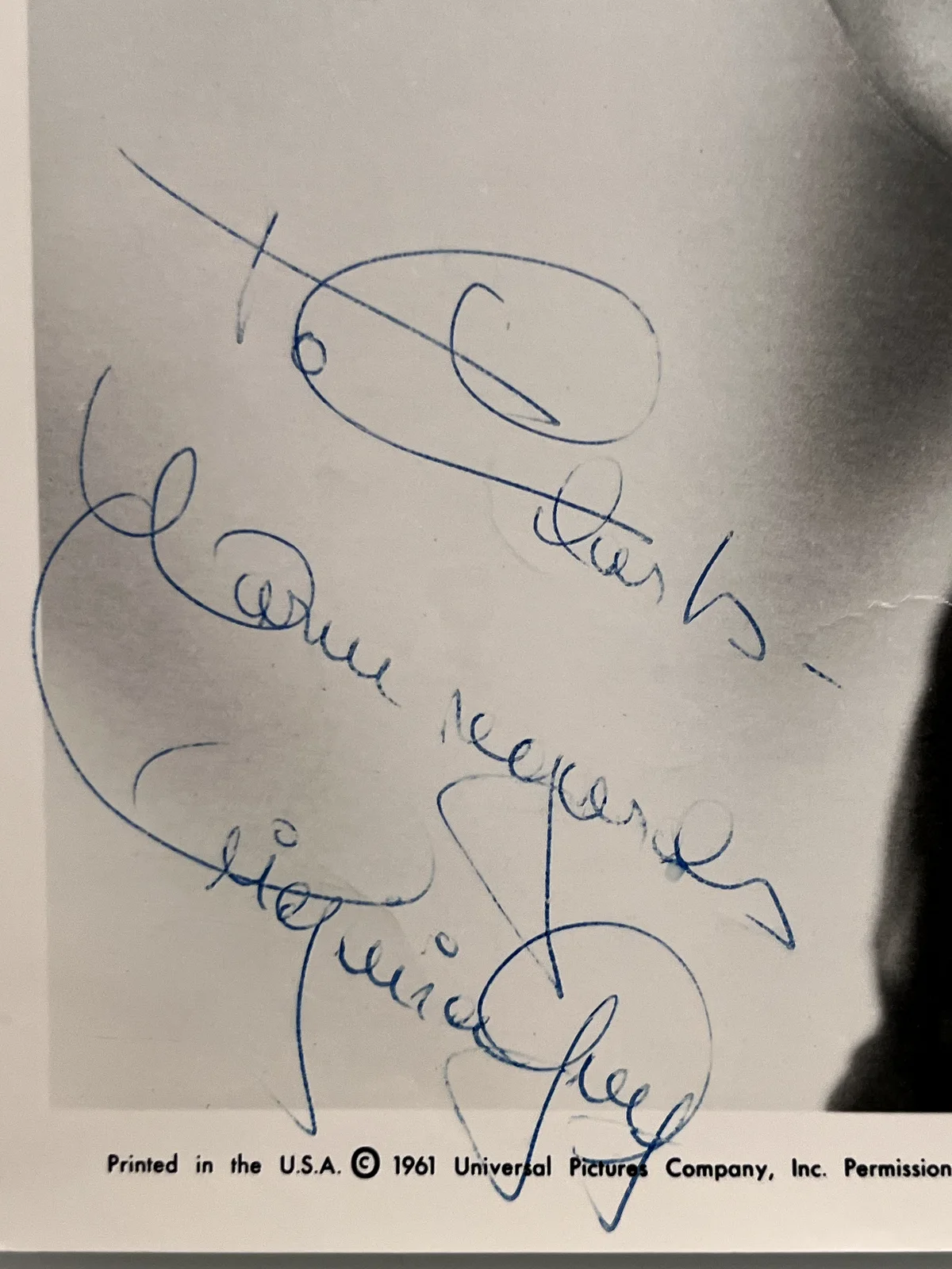 Virginia Grey — Celebrity VIRGINIA GREY Signed Celebrity Photo Autograph WJR Clark Reid Detroit, изображение 2