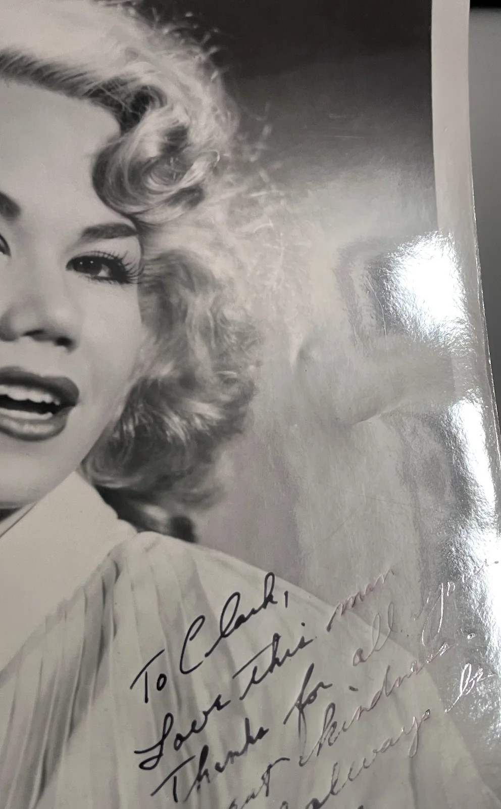 Celebrity Autograph WENDY WAYE / ROBBIN HOOD Signed Photo WJR Clark Reid Detroit, изображение 3