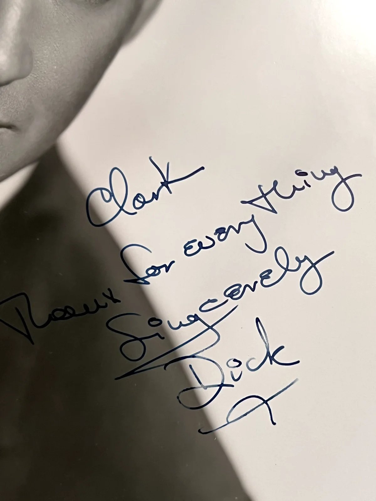 Celebrity Autograph DICK NOEL Signed Photo WJR Clark Reid Detroit, изображение 2