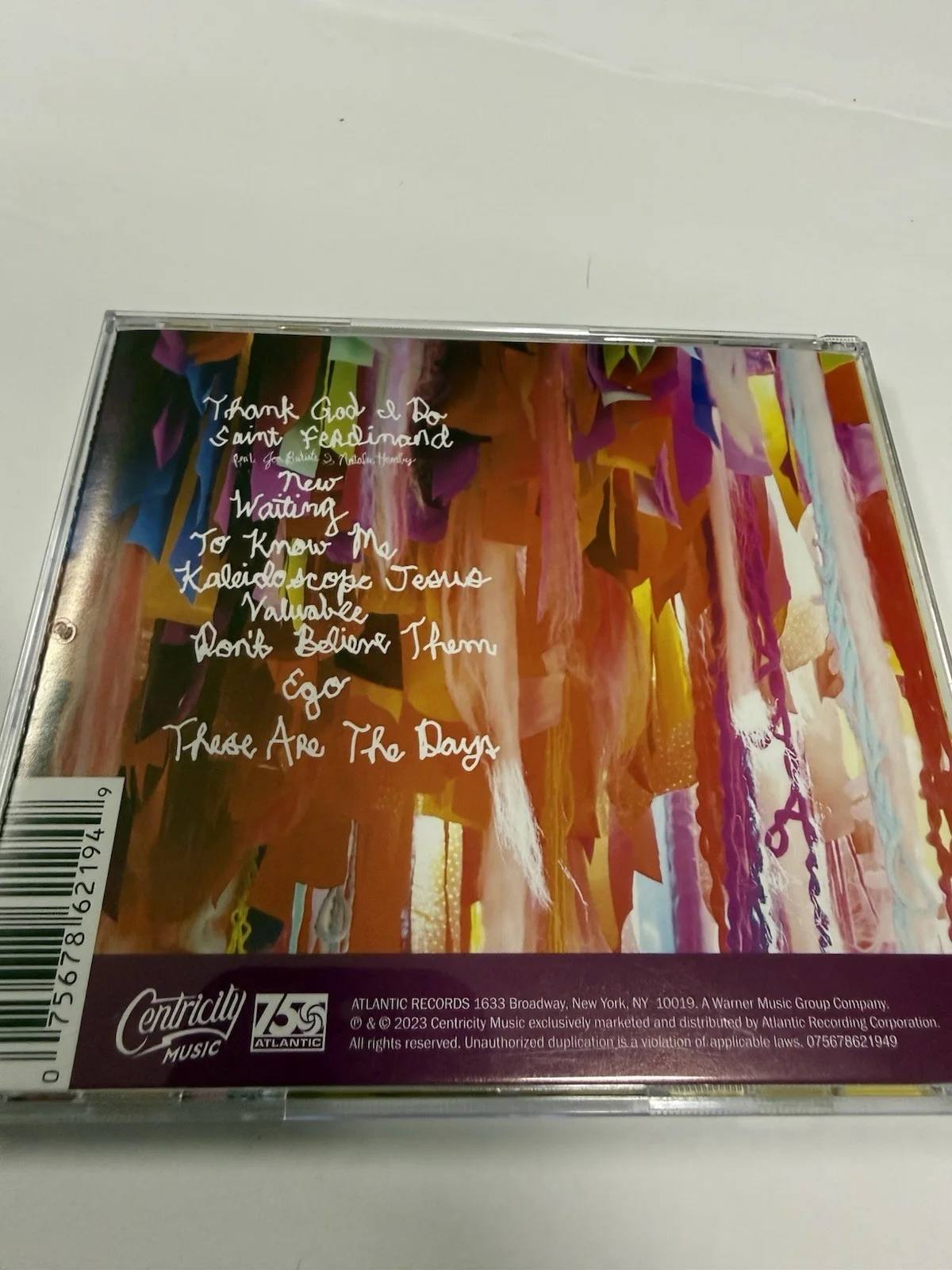 Autographed Lauren Daigle CD Signed Thank God I Do Christian Praise Worship, image 3