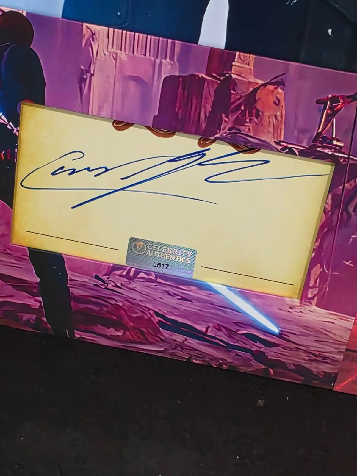 Cameron Monaghan — Cameron Monaghan - Star Wars Custom Matted & Framed Signed/Autographed Photo, image 2