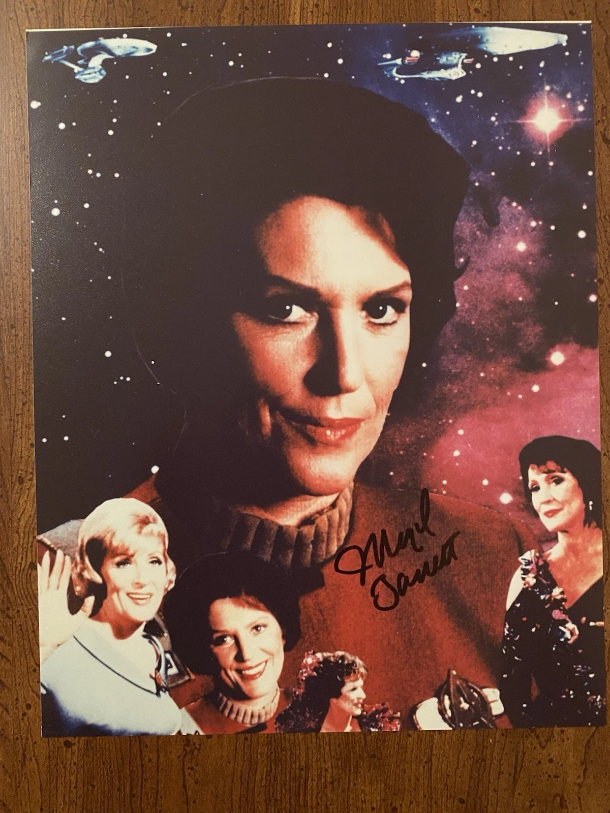 Majel Barrett — Majel Barrett Signed Autographed Photo With COA Star Trek The Original Series