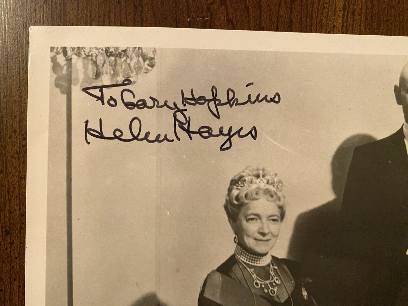 Helen Hayes — Helen Hayes Signed Autographed Photo With COA Anastasia Ingrid Bergman Yul Brynn, изображение 2