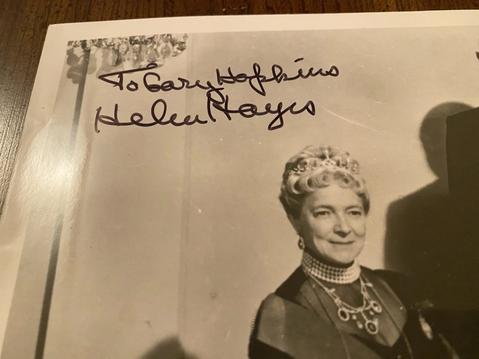 Helen Hayes — Helen Hayes Signed Autographed Photo With COA Anastasia Ingrid Bergman Yul Brynn, изображение 3
