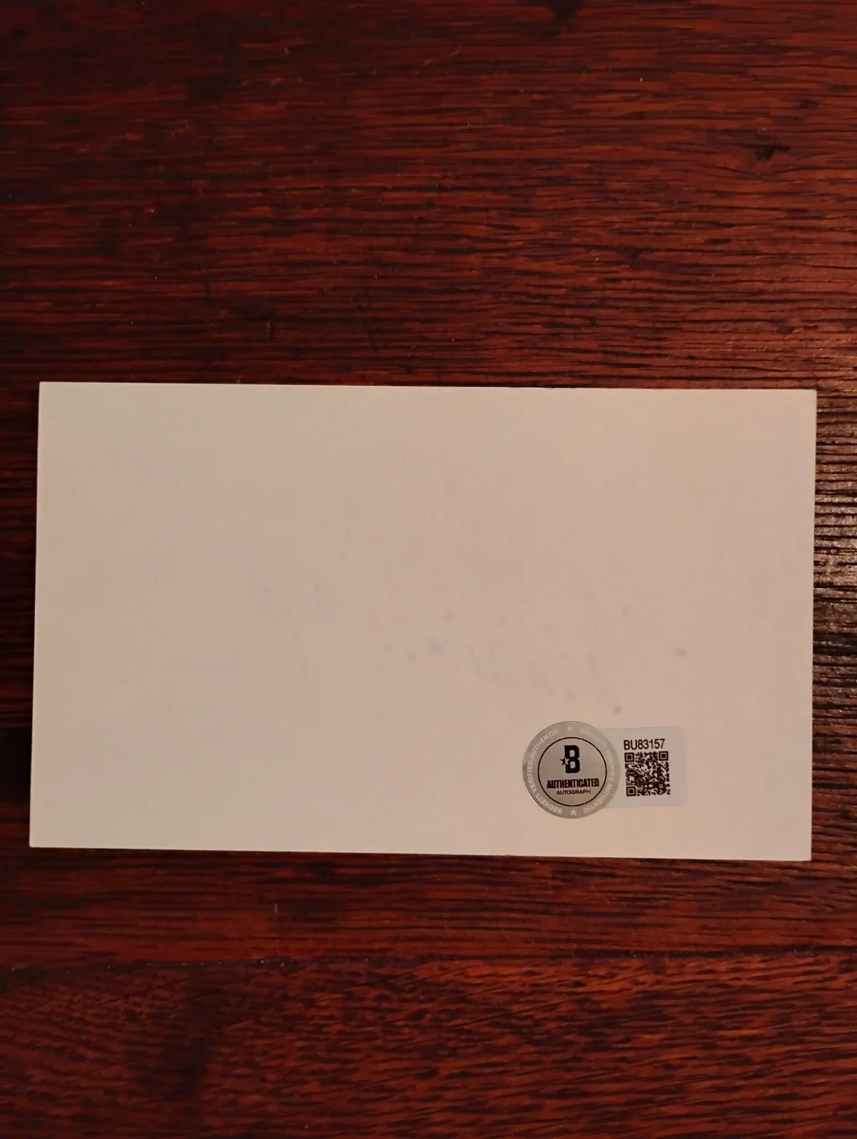 Virginia Mayo — Actress Virginia Mayo Signed Index Card Signature Autographed Beckett, image 2