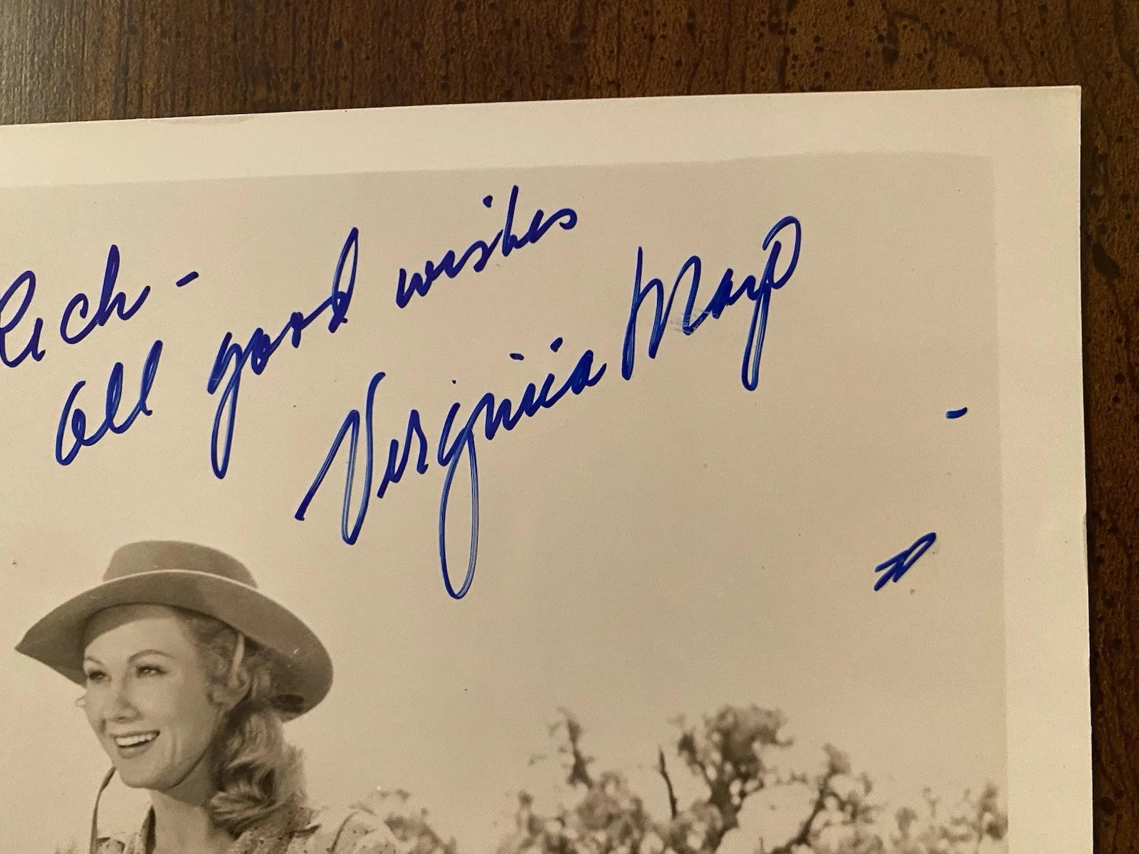 Virginia Mayo — Virginia Mayo Signed Autographed Photo White Heat Captain Horatio Hornblower, image 2