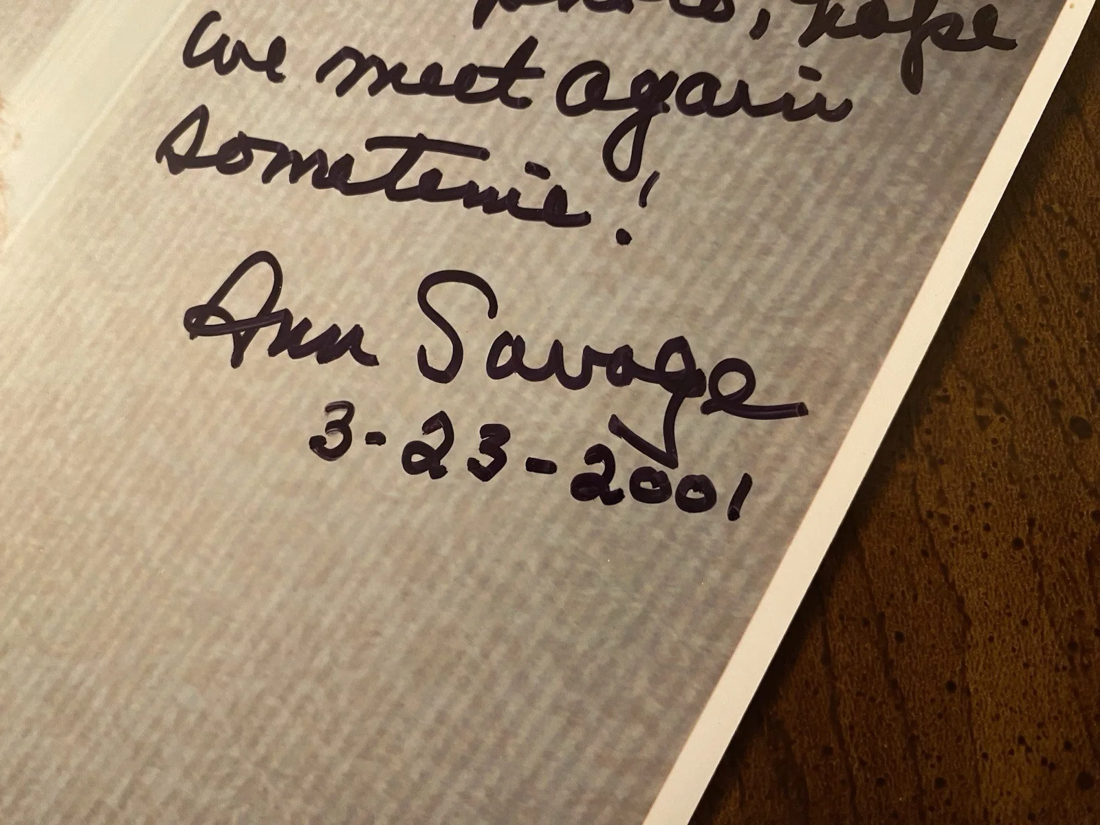 Ann Savage — Ann Savage Signed Autographed Photo Detour Apology For Murder IN PERSON, изображение 4