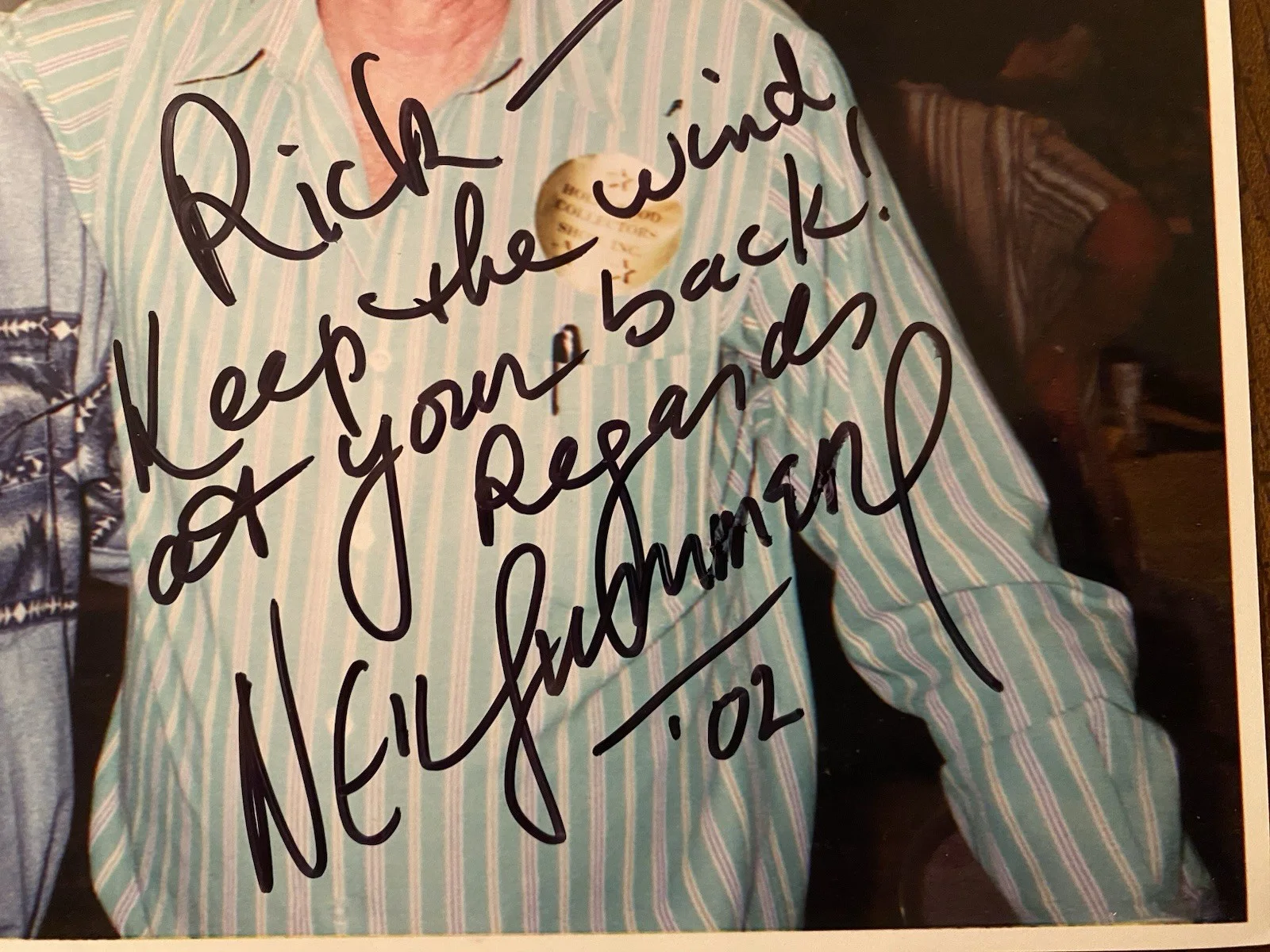 Neil Summers — Neil Summers Signed Autographed Photo My Name Is Nobody Dick Tracy IN PERSON, image 2