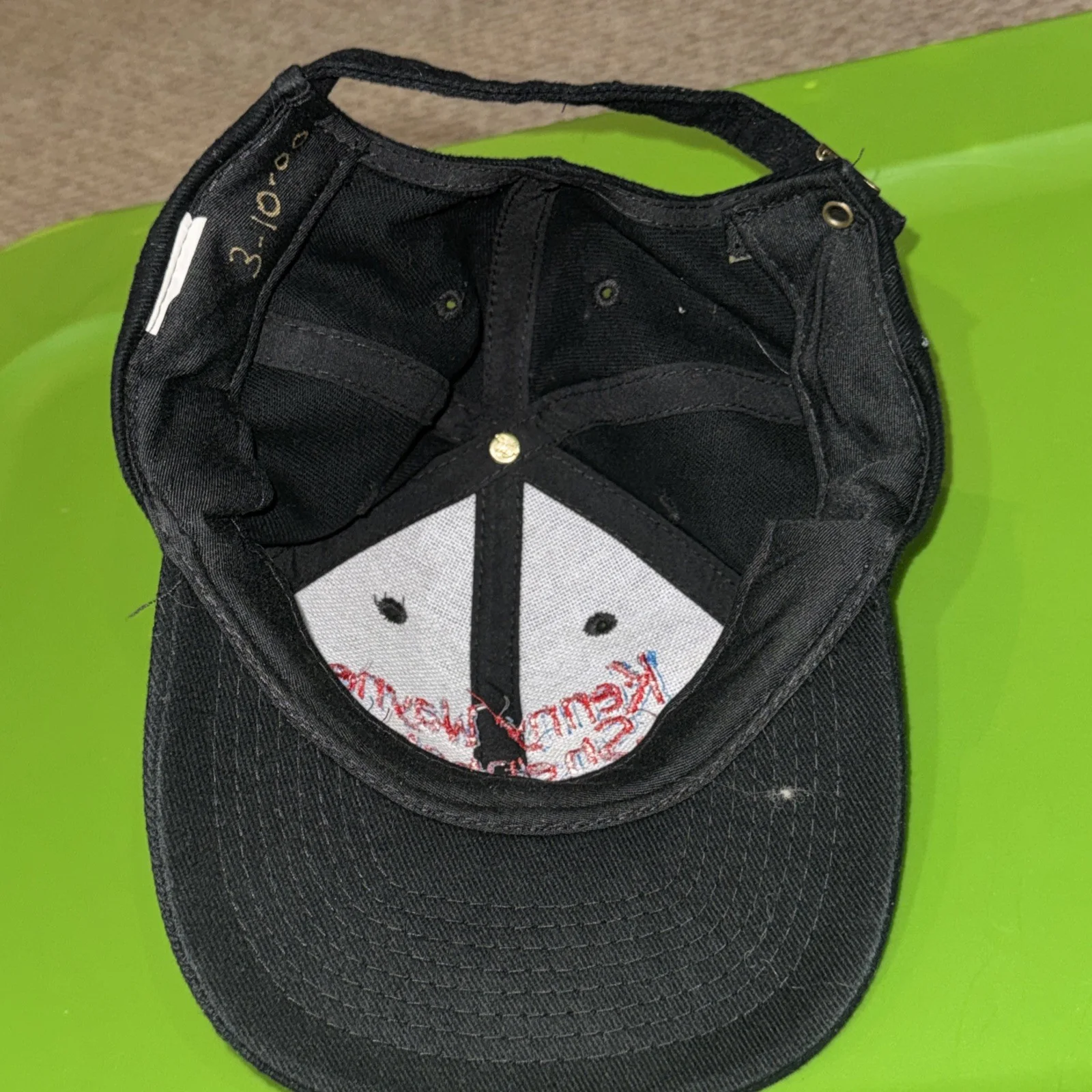Kenny Wayne Shepherd Vintage Signed Hat By KWS & NOAH HUNT Dated Inside 3/10/00, image 5